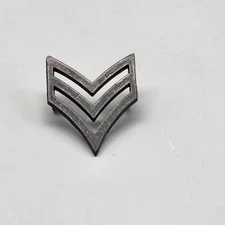 Vintage 1917 Military Sergeant Chevron Pin Metal Insignia Badge WWI Collectible