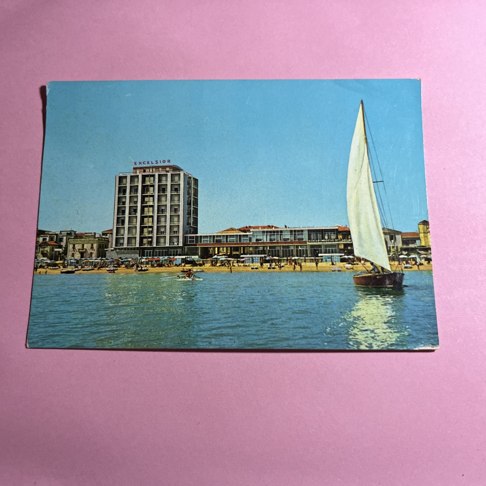 CARTOLINA A COLORI COLLEZIONE - HOTEL EXCELSIOR PESARO RIVIERA ADRIATICA