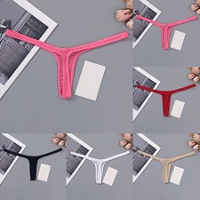 Low Rise Womens Thin Straps TBack Underwear Soft Fabric in Solid Colors