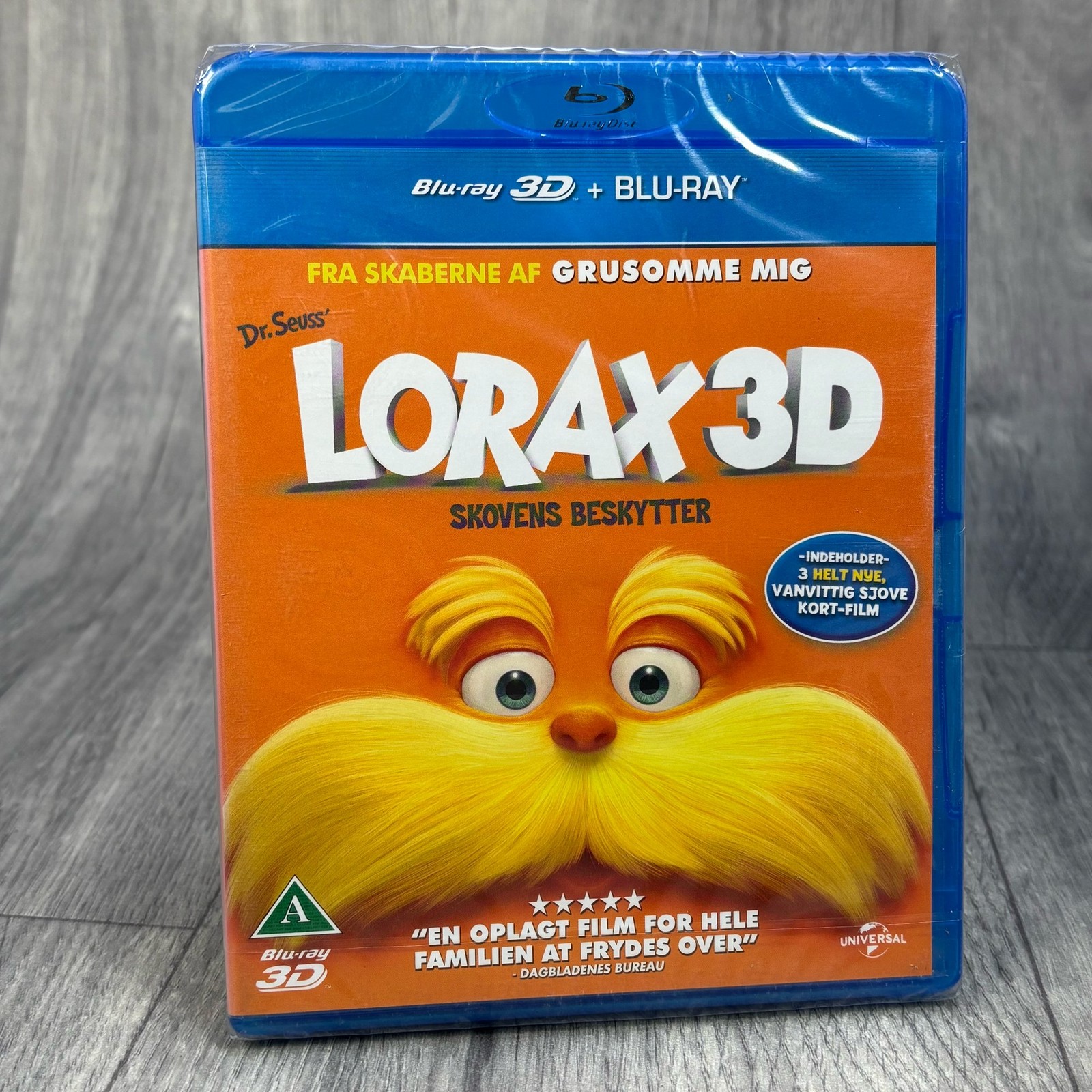 Lorax 3D Blu-ray Dr. Seuss' Animated Film Family Comedy Import New & Sealed