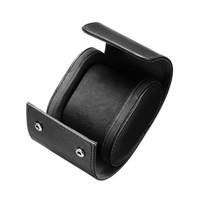 Leder Uhren Reiseetui Einzelne Uhrenrolle Aufbewahrungsbox Organizer 1 Fach