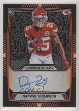 2019 Panini Obsidian Rookie Electric Etch Orange 58/75 Darwin Thompson Auto 1u6