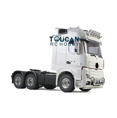 KIT de camión tractor de techo alto de 3 ejes RC escala 1:14 TOUCANRC modelo con motor 540