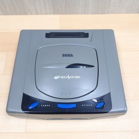 Sega Saturn Japanese Gray console with 5 Games & Controller DAYTONA USA tested