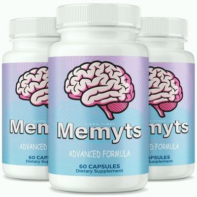 Memyts Capsules - Advanced Brain and Memory Support Supplement - 3 Pack