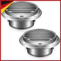 LüFtungsgitter 150Mm Edelstahl Rund Abluftgitter Insektschutz Flansch