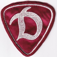 original Aufn&auml;her Sportkleidung DDR Sportvereinigung Dynamo 12,5 cm X  12cm