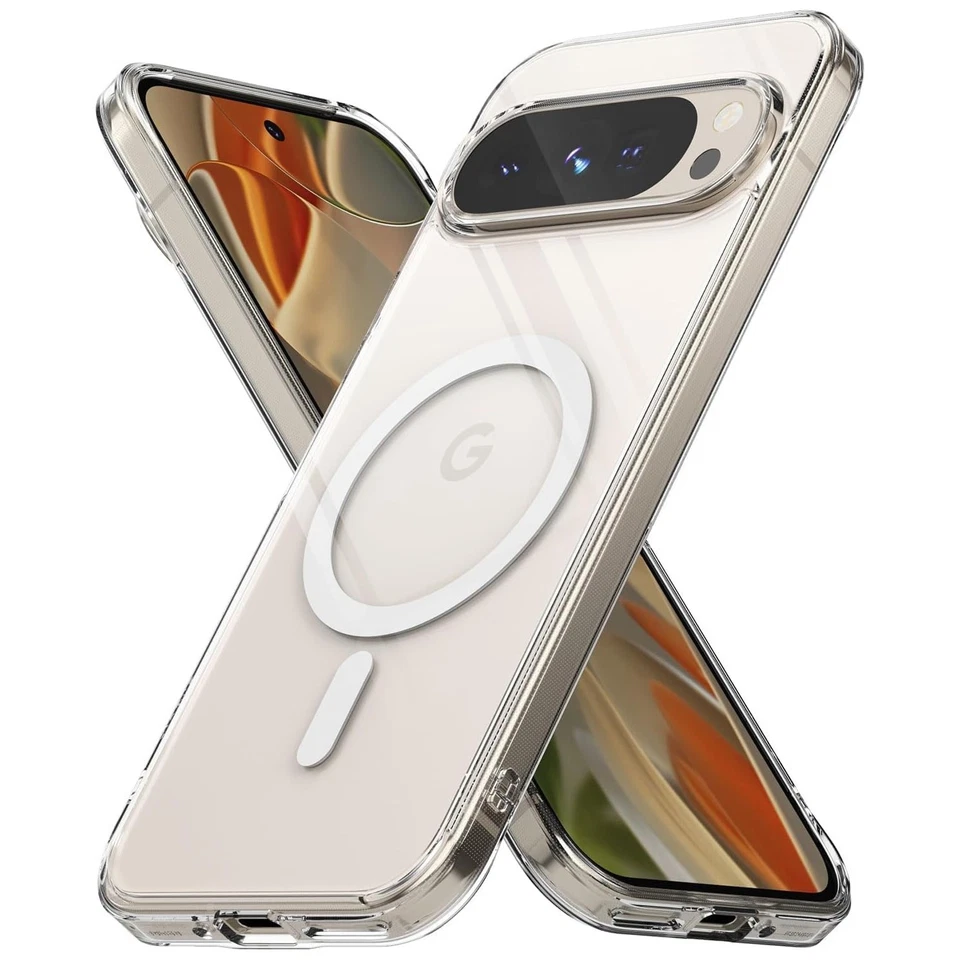 适用于谷歌 Pixel 10 Pro XL/9A/9 外壳手机防震 MagSafe 保护套+屏幕玻璃 — 第 2/3 张图片