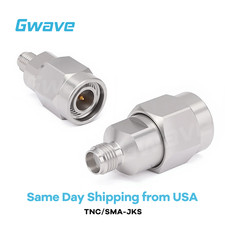 TNC Male to SMA Female Adapter, DC - 18GHz