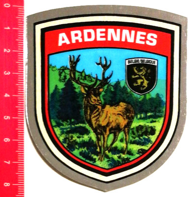 Ardennen  Aufkleber/Sticker:  Hirsch   ARDENNES    (230317165)