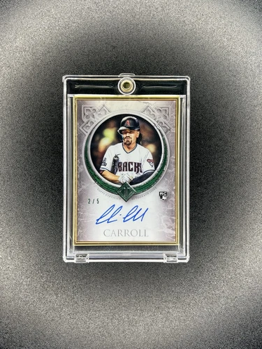 2023 Topps Transcendent Corbin Carroll Gold Framed Rookie Auto /5