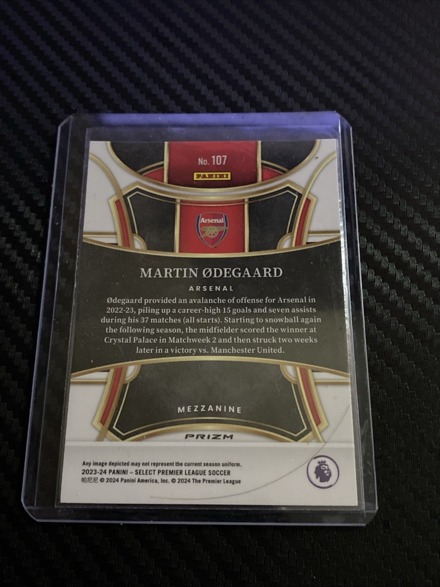 2023-24 Martin Odegaard Mezzanine Black White Checkerboard