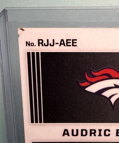 Panini Obsidian Audric Estime 2024 automático/75 novato Red Flood RPA. - Imagen 4 de 4