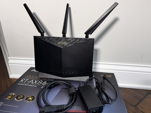 ASUS RT-AX86U AX5700 Dual Band Performance Wifi 6 Router gamingowy AiMesh 2,5Gb WAN - Zdjęcie 3 z 6