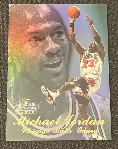 1997-98 Flair Showcase Row 3 #1 Michael Jordan BULLS HOF