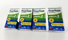 4 PACK Preservision AREDS 2  Eye Vitamin Mini Softgels 480 Total Count FREE SHIP