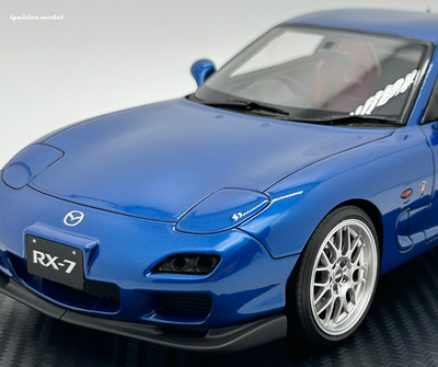 ignition model IG3607 1/18 MAZDA RX-7 FD3S Spirit R Type A Blue