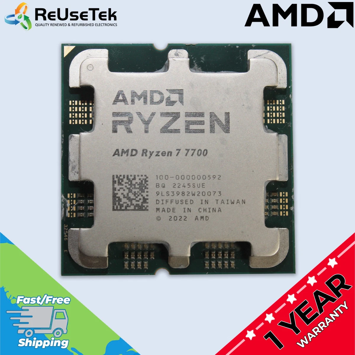 Computer Ryzen 7 AMD Ryzen 7 2700 Processor Model 8 Single Core