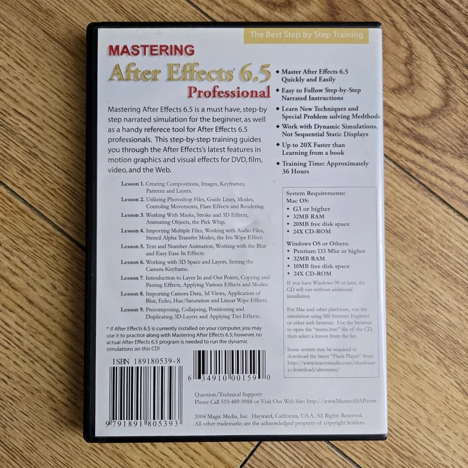 Mastering After Effects 6.5 Professional (CD-ROM 2004) WINDOWS XP, MacOs, LINUX - Image 3 of 4