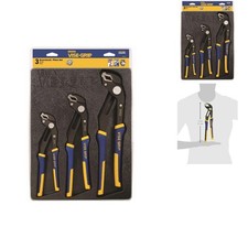 IRWIN VISE-GRIP GrooveLock Pliers Set V-Jaw 3-Piece 2078710