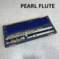 Pearl Flute Pf-531 0065 Instrument With Case Silver Plated Student Flute C Key