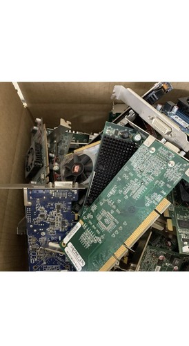 (Lot of 15 LBS) Mixed PCIe Boards Video Cards Gold Scrap Recovery OFFER UP! - Picture 2 of 3