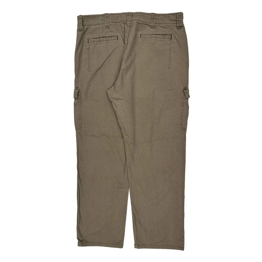 Wrangler Cargo Pants - 38W 32L Brown Cotton