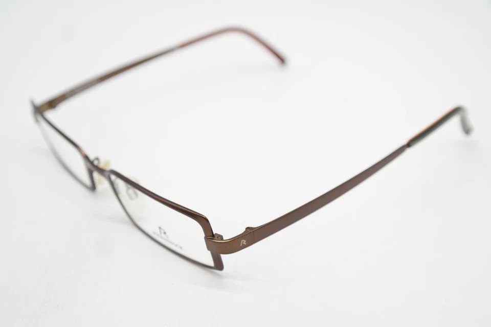 Rodenstock R 4702 青铜方形眼镜框 全新 — 第 3/4 张图片