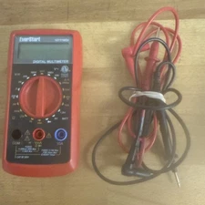 EverStart  300V Digital Multimeter 10711WDI Black and Red Tested 