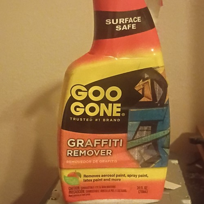 #ad Goo Gone Surface Safe Graffiti Remover Liquid 24 fl oz 710 mL Bottle $10.00