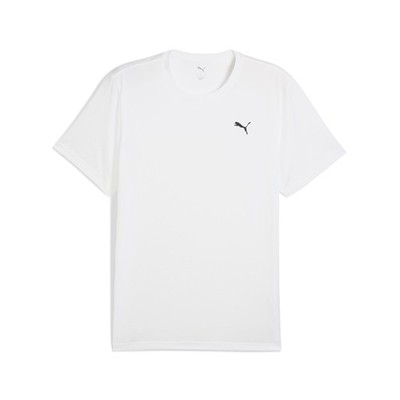 Puma M TAD ESSENTIALS SOLID CAT TEE (LC small cat) - weiss /Gr: S