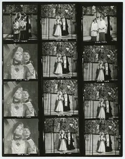 Countess Dracula Ingrid Pitt Elizabeth Báthory In Church 1971 8x10 Contact Sheet