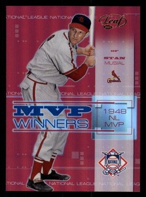 2004 Leaf - Stan Musial MVP Winners Red Foil #MW-1 /500