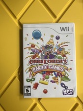 Nintendo Wii Chuck E Cheese Party Game 2011 Complete with Manual Tested CIB