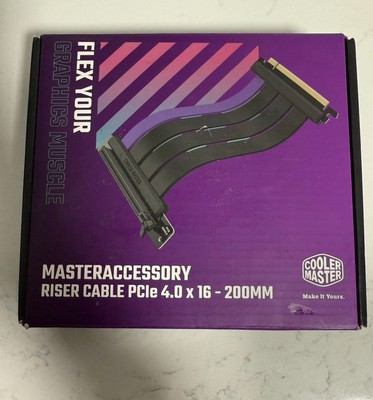 Cooler Master PCIe Gen 4.0 x 16 (200MM) Riser Cable