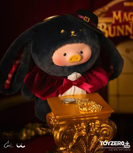 Modellino Toyzero Magician Bunny Lulu The Piggy 5,9 pollici ciondolo peluche vinile - Foto 4 di 10