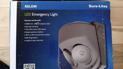 Cooper Lighting Sure-Lites Eagle Eye SELDW60SD Industrial LED Emergency Light