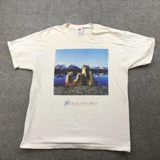 Wildlife Land Trust Shirt Mens Large Bear Nature Graphic Humane Society 2005