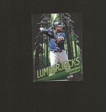 2019 PANINI LEATHER & LUMBER NELSON CRUZ #LJ-5 LUMBER JACKS DIE CUT