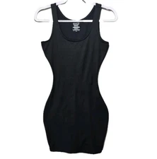 Spanx Assets Red Hot Label Bodycon Shaping Dress Tank Slip M Shapewear Black