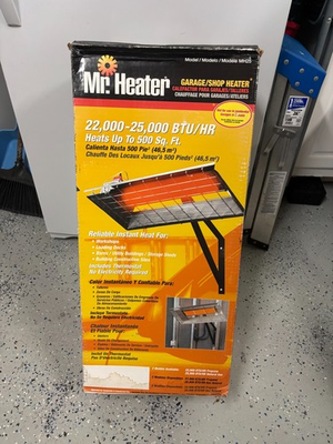 #ad Mr. heater natural gas heater garage shop heater 25000btu $295.00