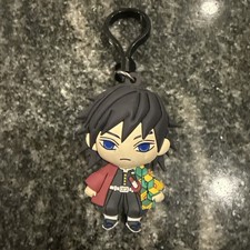 Demon Slayer Kimetsu No Yaiba 3d Figural Bag Clip/ Key Chain Giyu Tomioka
