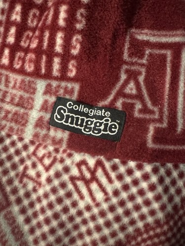SNUGGIE Texas A&M Aggies Original TV Blanket Sleeves Fleece NWT Gig Em - Picture 3 of 4
