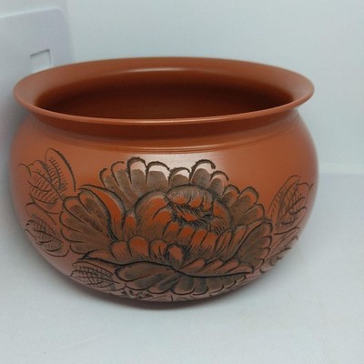 Japan Tokoname Ware Kensui Abwasserschale mit individueller Paulownia Teezere...