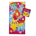 Franco Pokemon Gamer Kids Bath/Pool/Beach Cotton Terry Towel & Washcloth Set,...