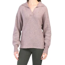 Cupcakes And Cashmere Knit Sweater Shawl Collar Puff Sleeves Size X Small New