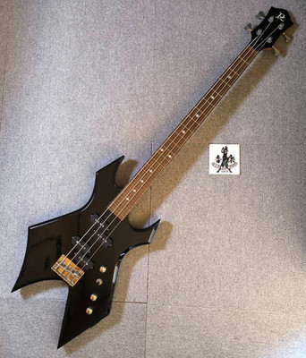 B.C Rich 日本製 black B.C. Rich BC Rich Warlock Electric Bass Black Used Shipping