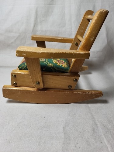 Vintage Pert Pat Wood Doll Furniture Couch, Rocking Chair, Chair & Folding Chair - Bild 17 von 24