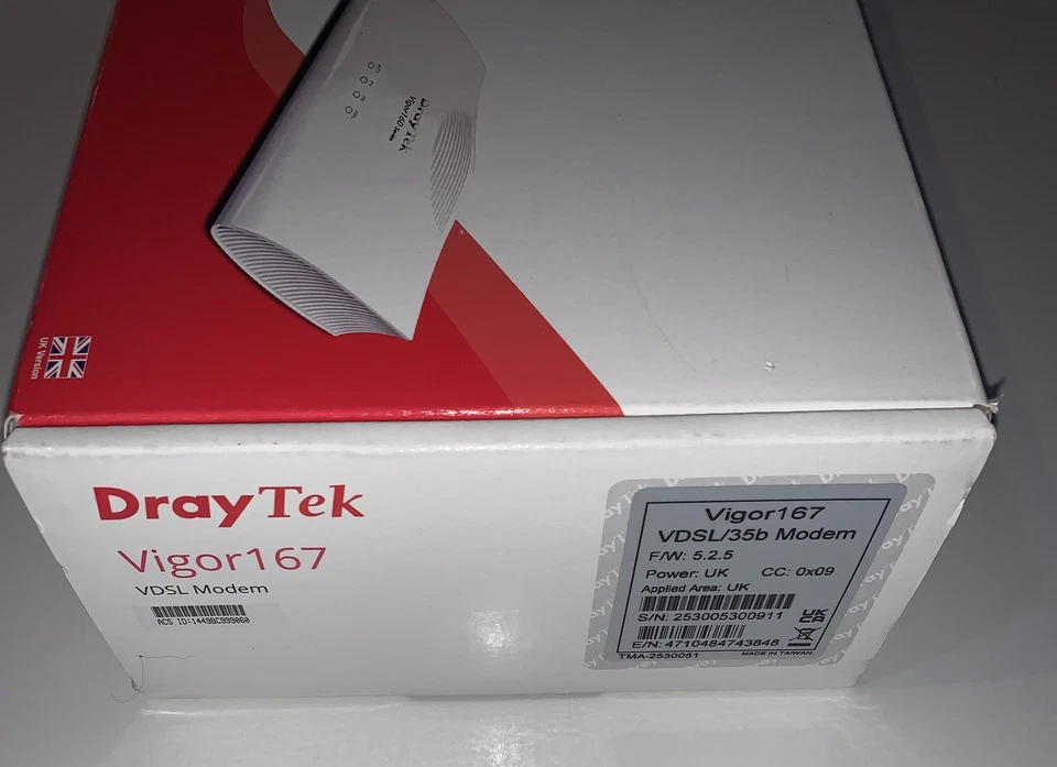 DrayTek Vigor 167 ADSL/VDSL Modem - Image 3 of 3