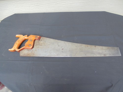 Vtg SIMONDS No. 10-1/2 CC SAW 24" 9ppi Marked S C U S A (US Army Signal Corps?) - Picture 8 of 11